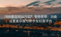 围绕蘑菇网站的实际使用感想：功能设置复杂度与新手友好度评估