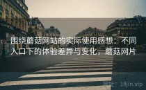围绕蘑菇网站的实际使用感想：不同入口下的体验差异与变化，蘑菇网片