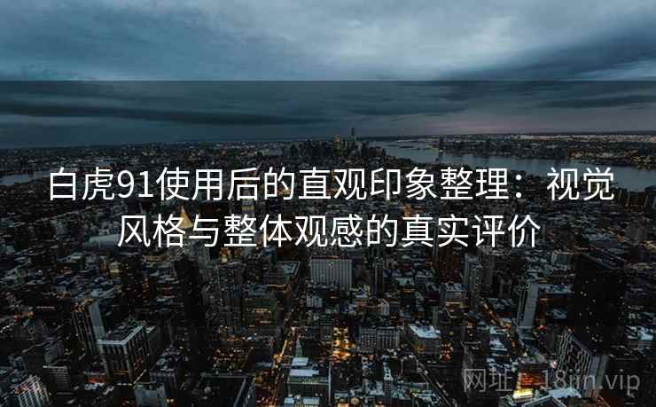 白虎91使用后的直观印象整理：视觉风格与整体观感的真实评价  第2张