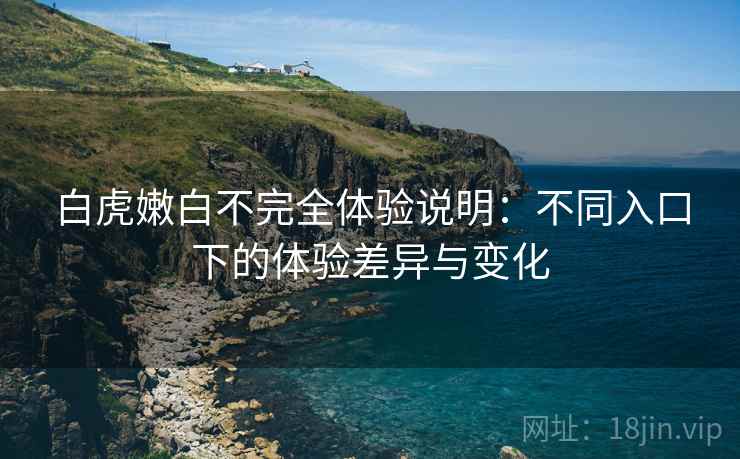 白虎嫩白不完全体验说明：不同入口下的体验差异与变化  第2张