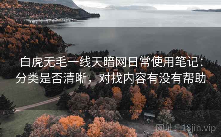 白虎无毛一线天暗网日常使用笔记：分类是否清晰，对找内容有没有帮助  第2张