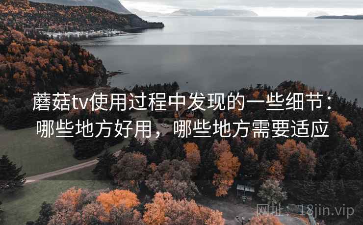 蘑菇tv使用过程中发现的一些细节:哪些地方好用,哪些地方需要适应 第2张 蘑菇tv使用过程中发现的一些细节:哪些地方好用,哪些地方需要适应 第2张