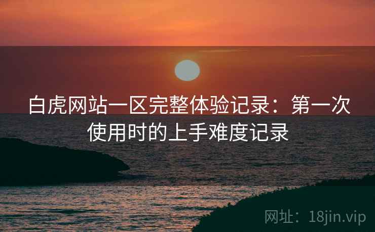 白虎网站一区完整体验记录:第一次使用时的上手难度记录 第1张 白虎网站一区完整体验记录:第一次使用时的上手难度记录 第1张