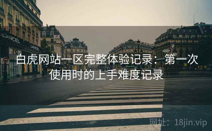 白虎网站一区完整体验记录:第一次使用时的上手难度记录 第2张 白虎网站一区完整体验记录:第一次使用时的上手难度记录 第2张